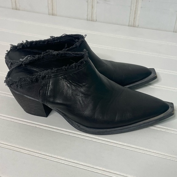 Free People Wild Things Leather Point Toe Mule 616 - Picture 6 of 10